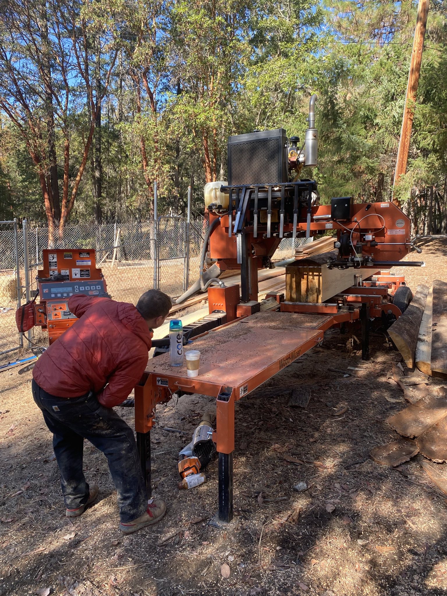 Mobile Milling Services, Kubota Skid-steer, custom cut lumber, Wood-mizer, Woodmizer, 